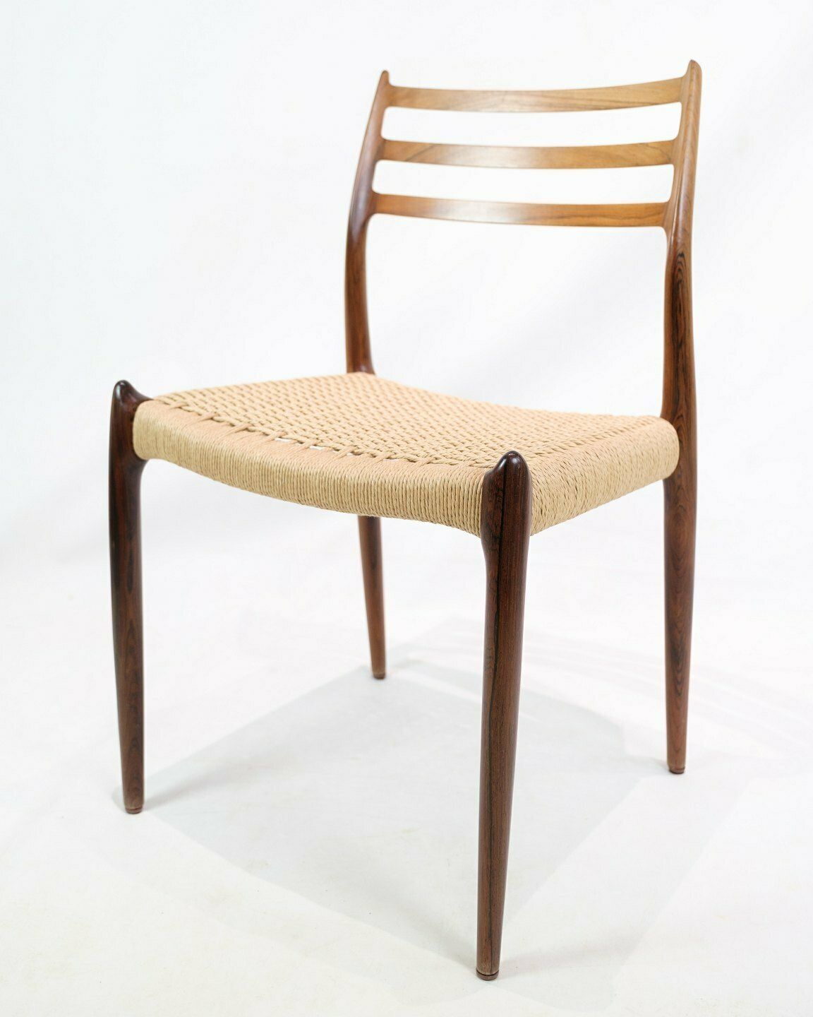 Set Of 6 Dining Chairs Model 78 In Rosewood By No Møller For J.L Møbelfabrik From 1950s photo for sale