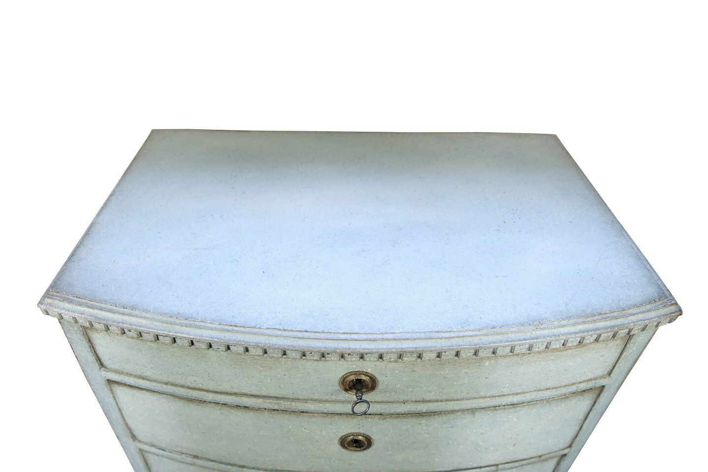 Original Painted Chest Of Drawers In Louis Seize With Greenish Patinated Color From Copenhagen photo 2855.0