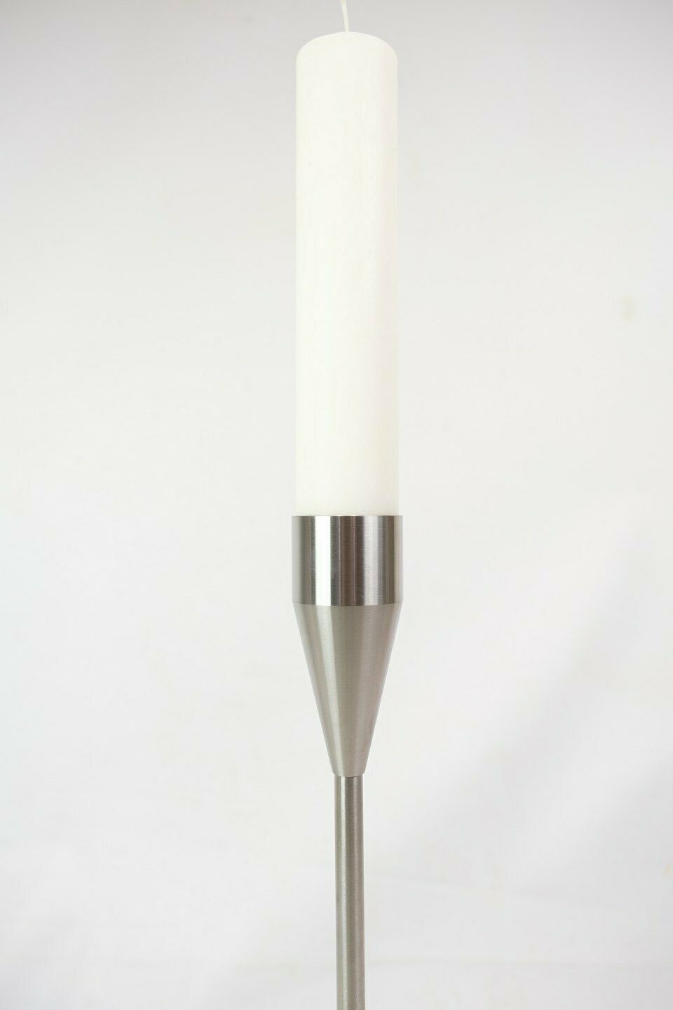Venus Maxi Candlestick Brushed Steel Color Made In Stainless Steel By Piet Hein photo furniture