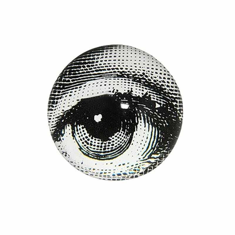 1970s Piero Fornasetti Astonishing Crystal Paperweight Sphere. Made In Italy
