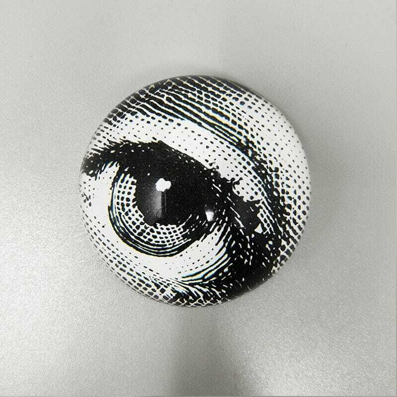 1970s Piero Fornasetti Astonishing Crystal Paperweight Sphere. Made In Italy photo Home Decor