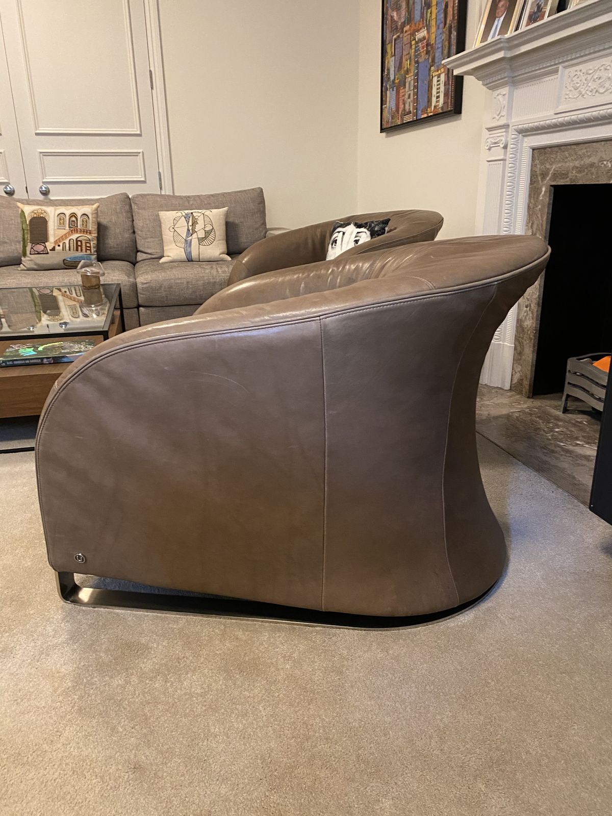 Liz Lounge Chairs Natuzzi, 2000’s, Set Of 2 photo for sale