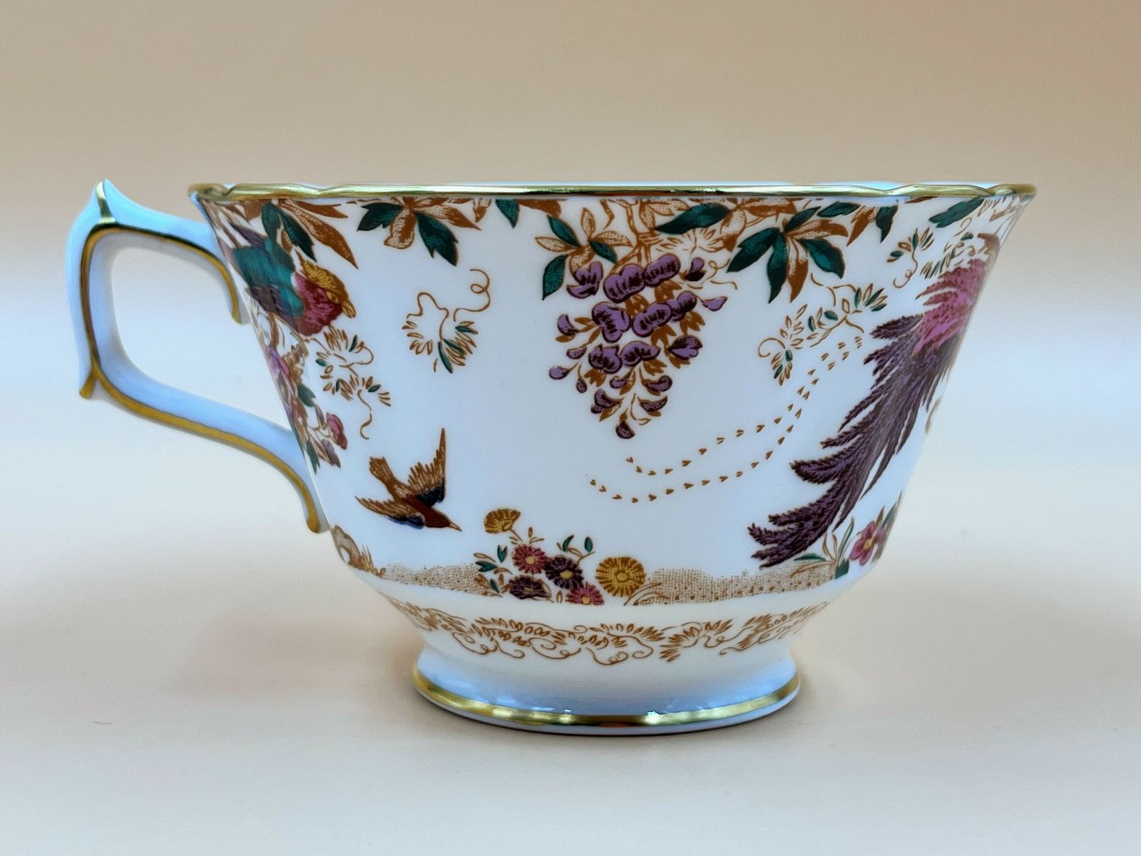 photo furniture Royal Crown Derby China Olde Avesbury Square Chelsea Shape Large Breakfast Tea Cup And Saucer Duo. A73. 1st Quality.