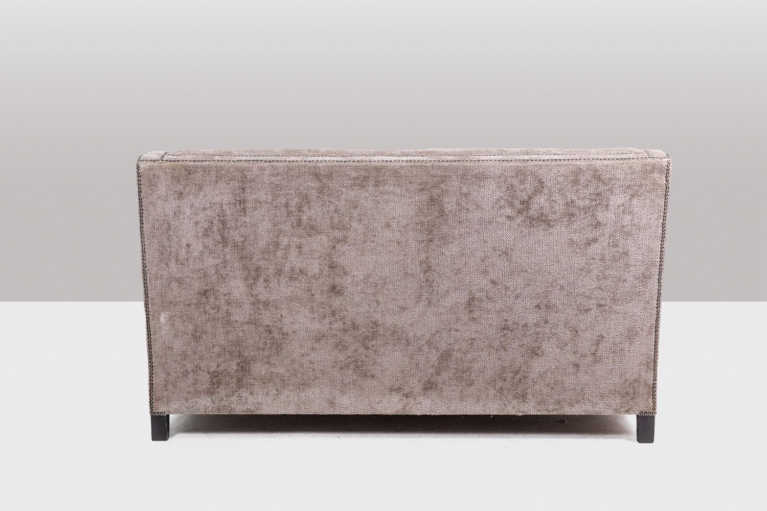 Rectangular Sofa In Gray Velvet. 1990s. Ls60311509a photo vinterior