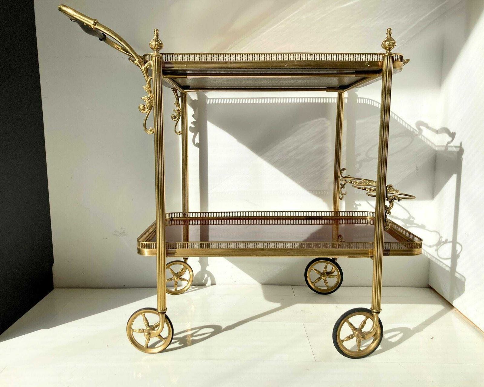 Messing Barwagen | Neoklassiek | Gemaakt In Italië, Vóór 1950 photo buy