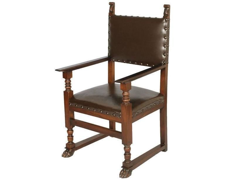 Late 19th Century Desk With Chairs, Tuscan Renaissance By Dini & Puccini From Cascina photo 9300.0