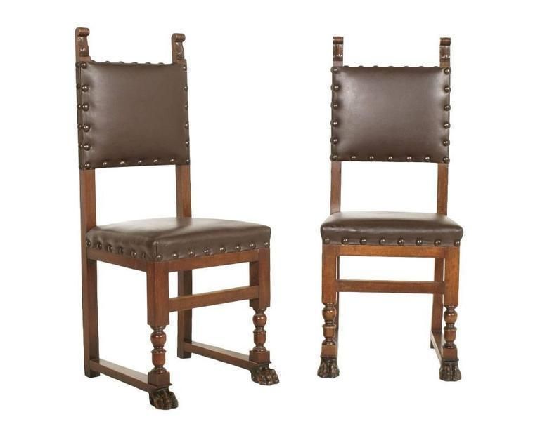 Late 19th Century Desk With Chairs, Tuscan Renaissance By Dini & Puccini From Cascina photo buy