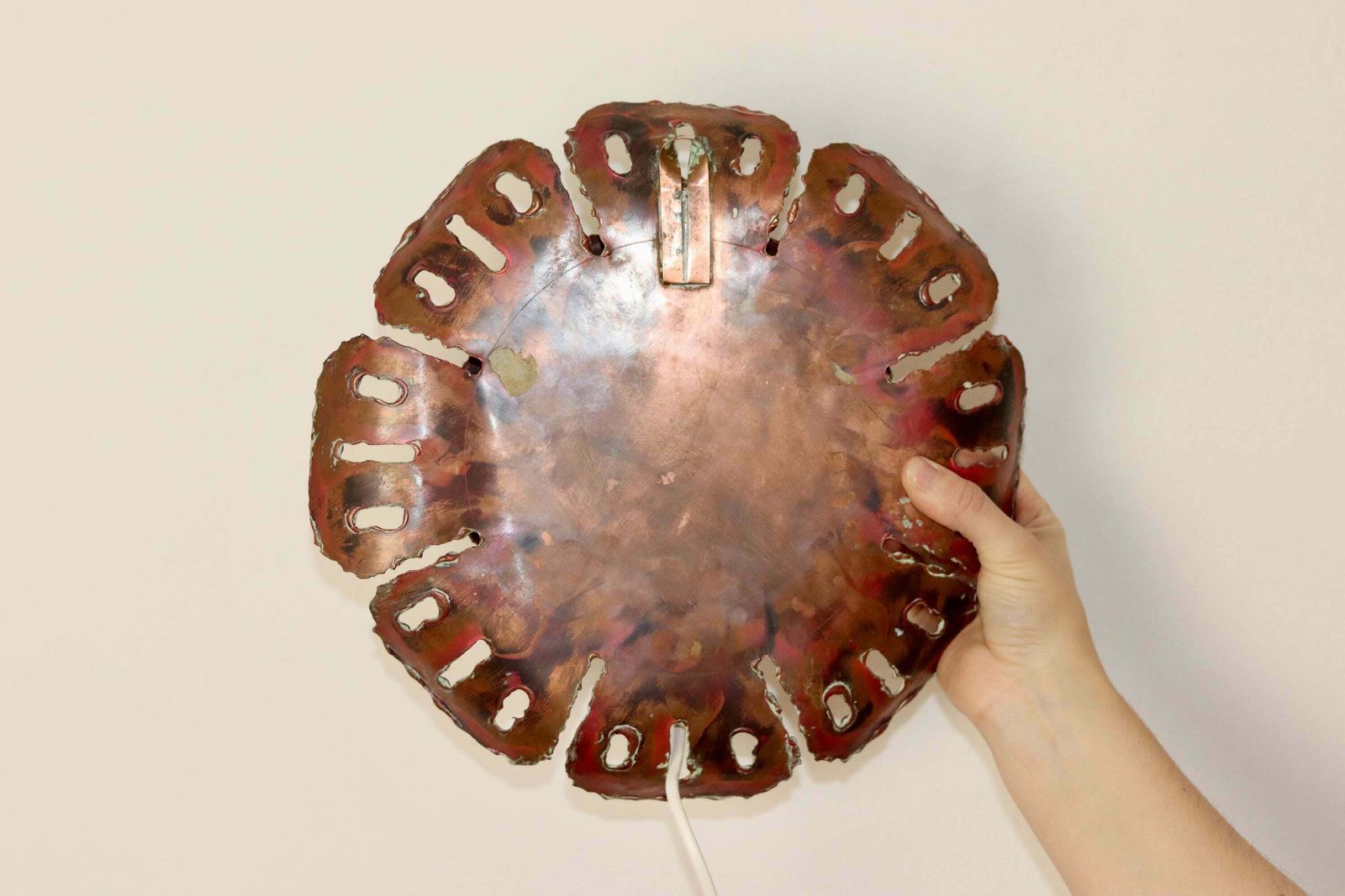 Svend Aage Holm Sørensen Copper Flower Lamp photo furniture
