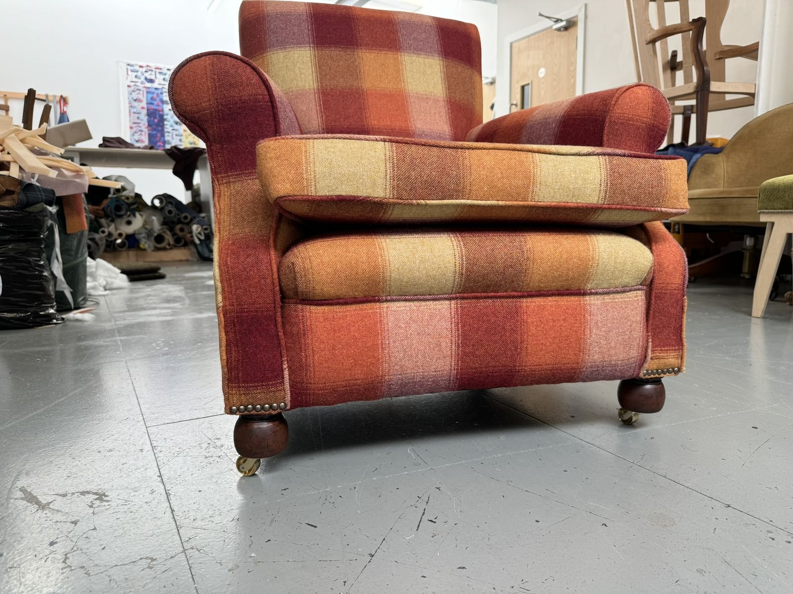 photo furniture Traditional Gentlemans Club Chair In Laura Ashley Keswick