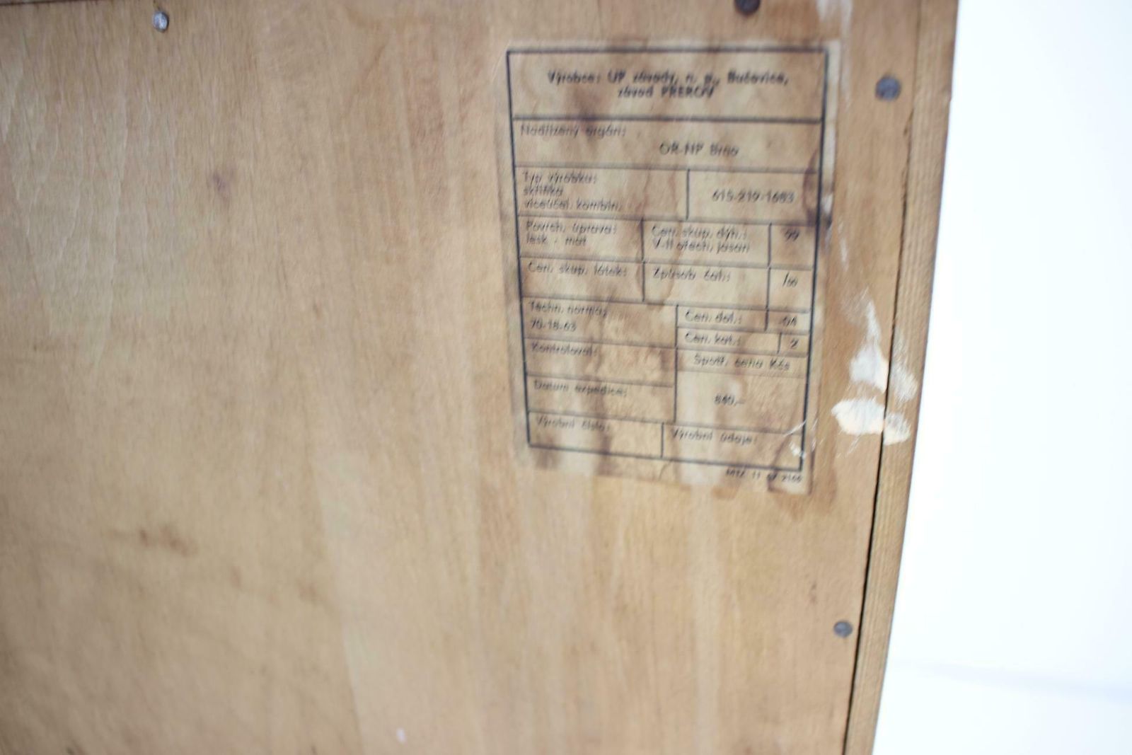 Midcentury Secretaire Or Cabinet By František Mezulánik For Up Závody, 1960s photo vinterior