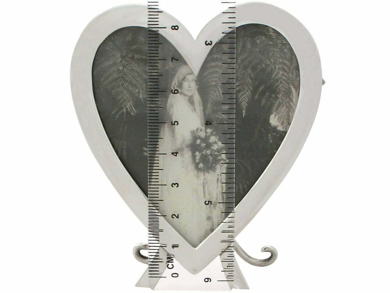 photo furniture Victorian Sterling Silver Heart Photograph Frame
