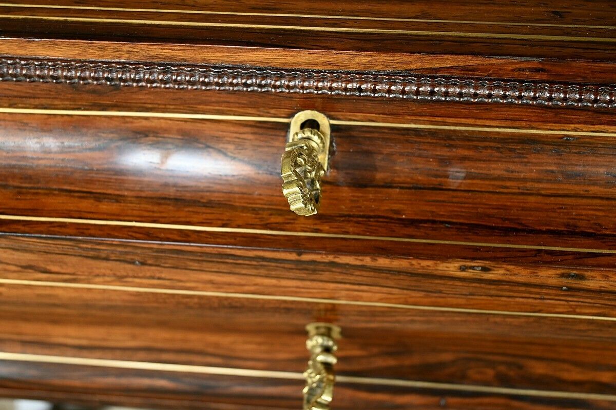 Furniture Working In Rosewood, Napoleon III Style, Maison Roll, Fg. St Antoine – 19th Century photo