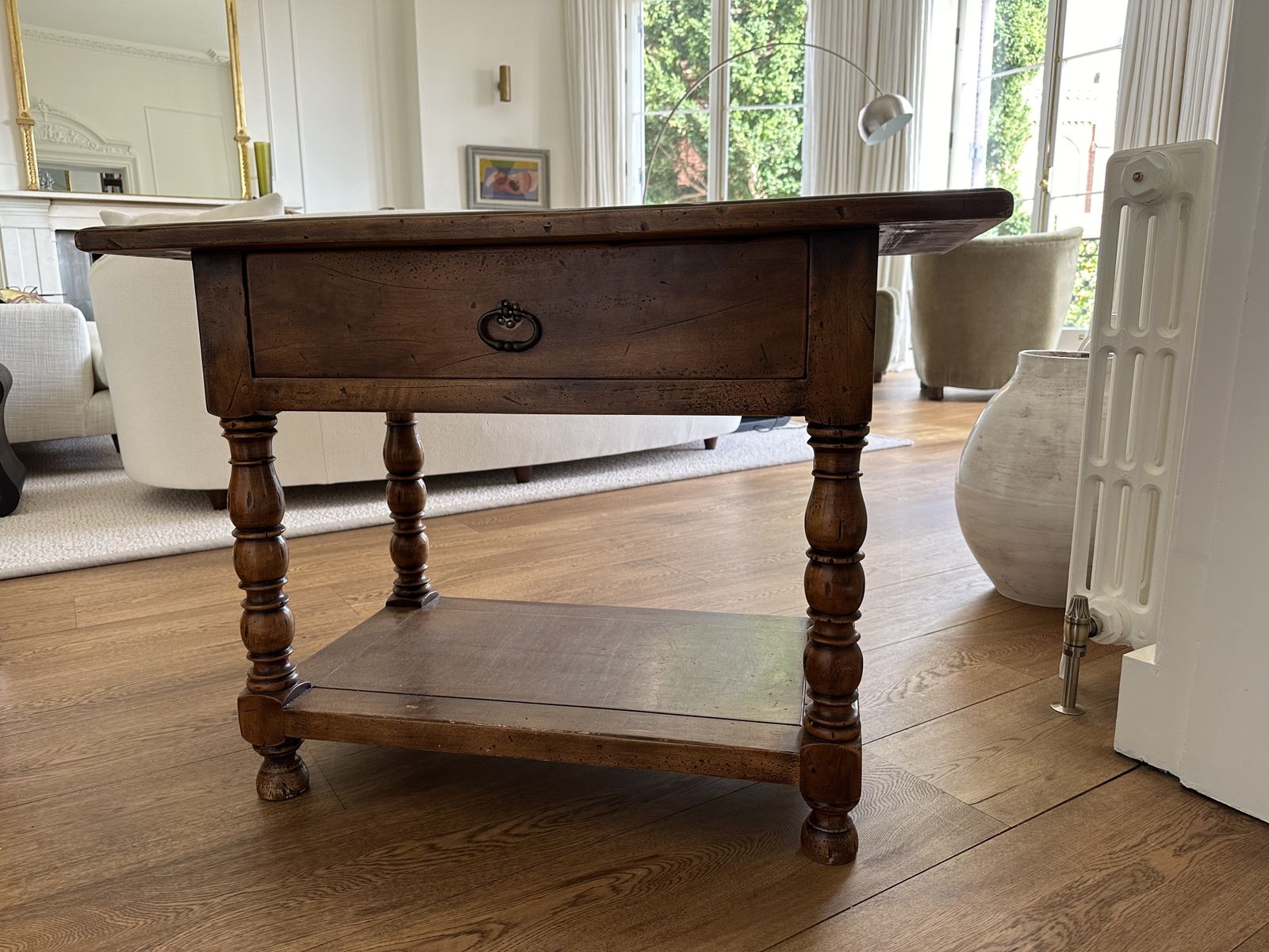 Oak Side Table, Old Style, Superb Quality