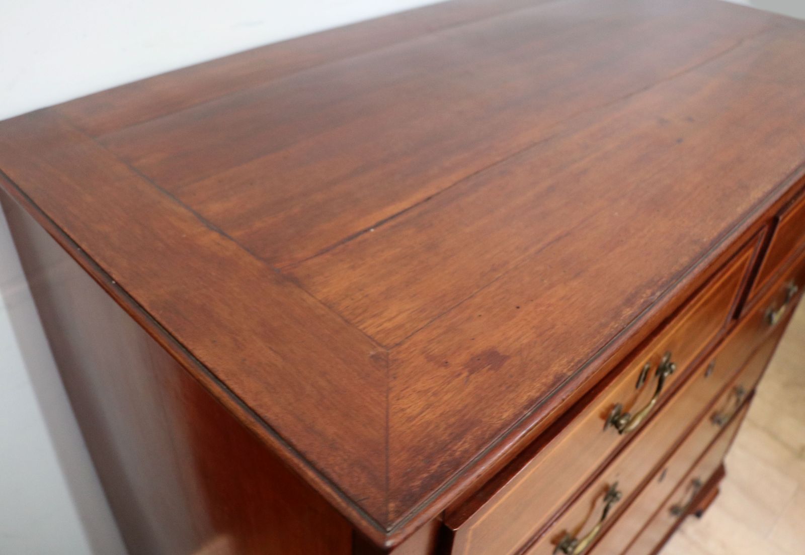photo buy A Lovely Georgian Revival Mahogany Chest Of Drawers.