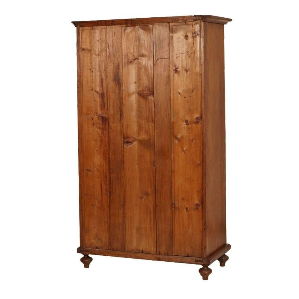 19th Century Bookcase Display Cabinet In Solid Larch Restored And Wax Polished photo for sale
