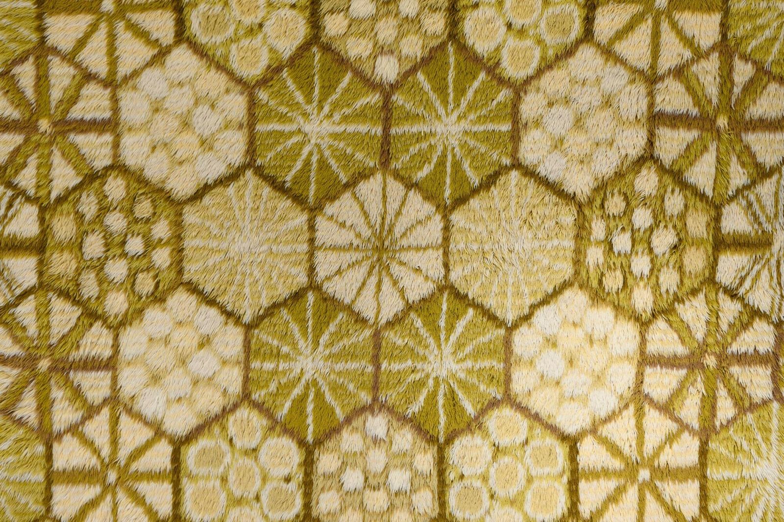 A 'Stars' Rya Rug By Marianne Richter photo Textiles
