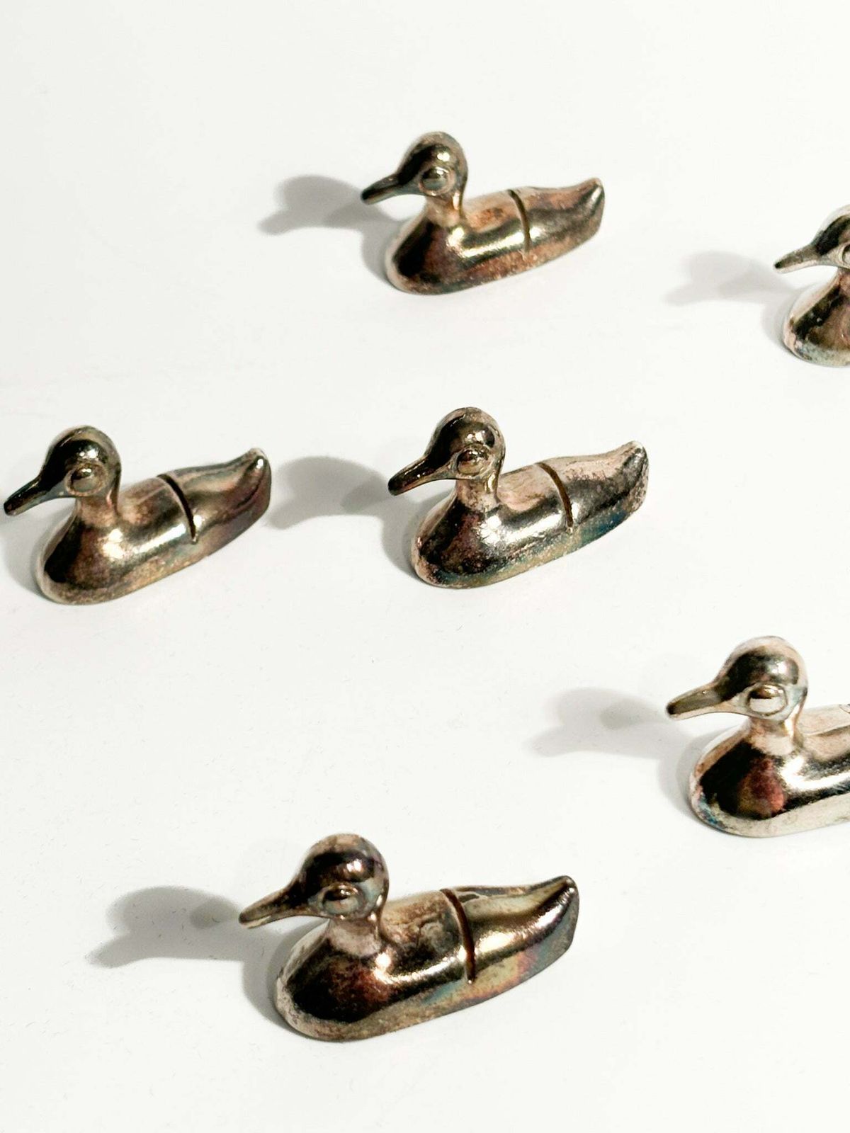 Set Of 6 Metal Placeholders / Knife Rests By Saviato From The 90s photo furniture