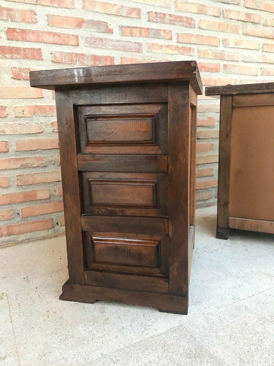 Antique Spanish Nightstands, Set Of 2 photo vinterior