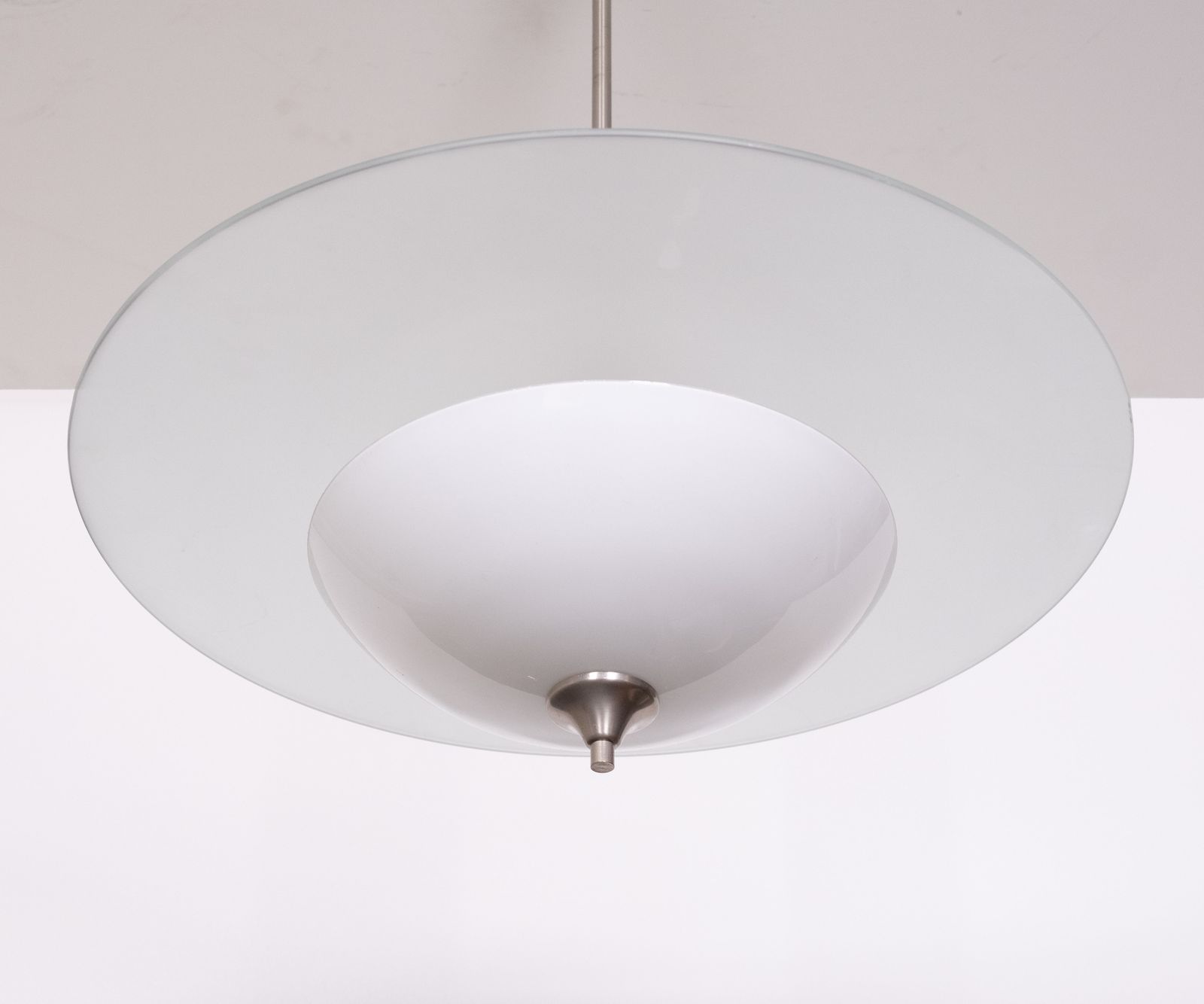 Art Deco Gispen Pendant Lamp ''Model '' Half Moon photo 833.0