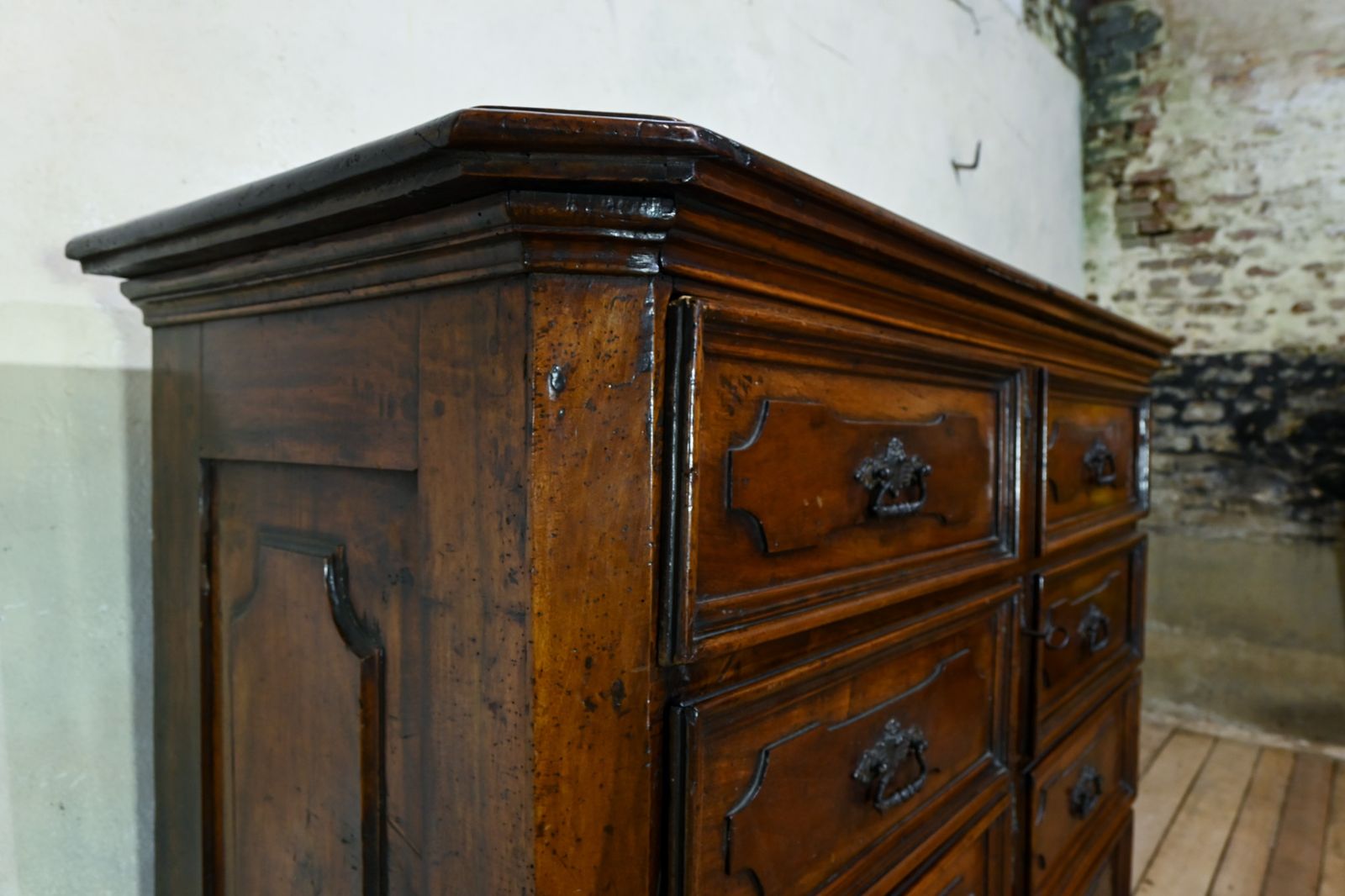 photo furniture A Majestic 18th Century North Italian Walnut Commode From The Lombardi Region