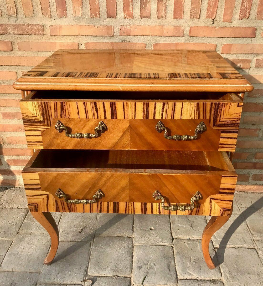 Mid Century French Nightstands, Set Of 2 photo Furniture