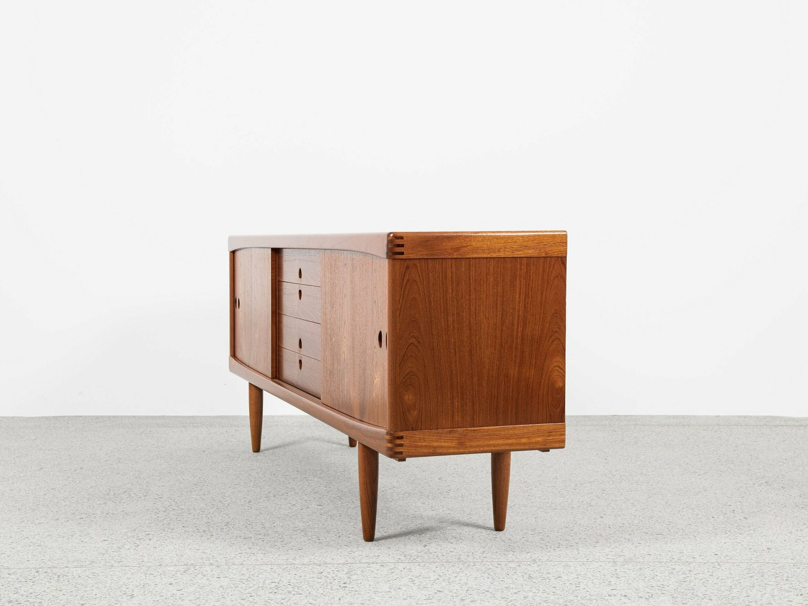 Midcentury Danish Sideboard In Teak By Hw Klein For Bramin 1960s   With The 3 Stripes photo for sale