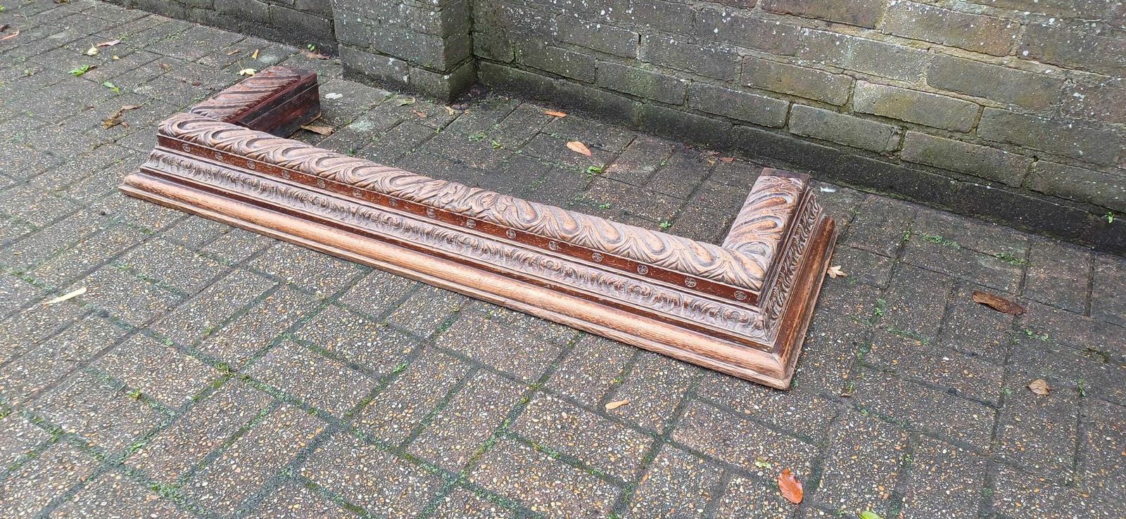 Glorious Victorian Carved Oak Fender Fireplace Hearth. photo furniture