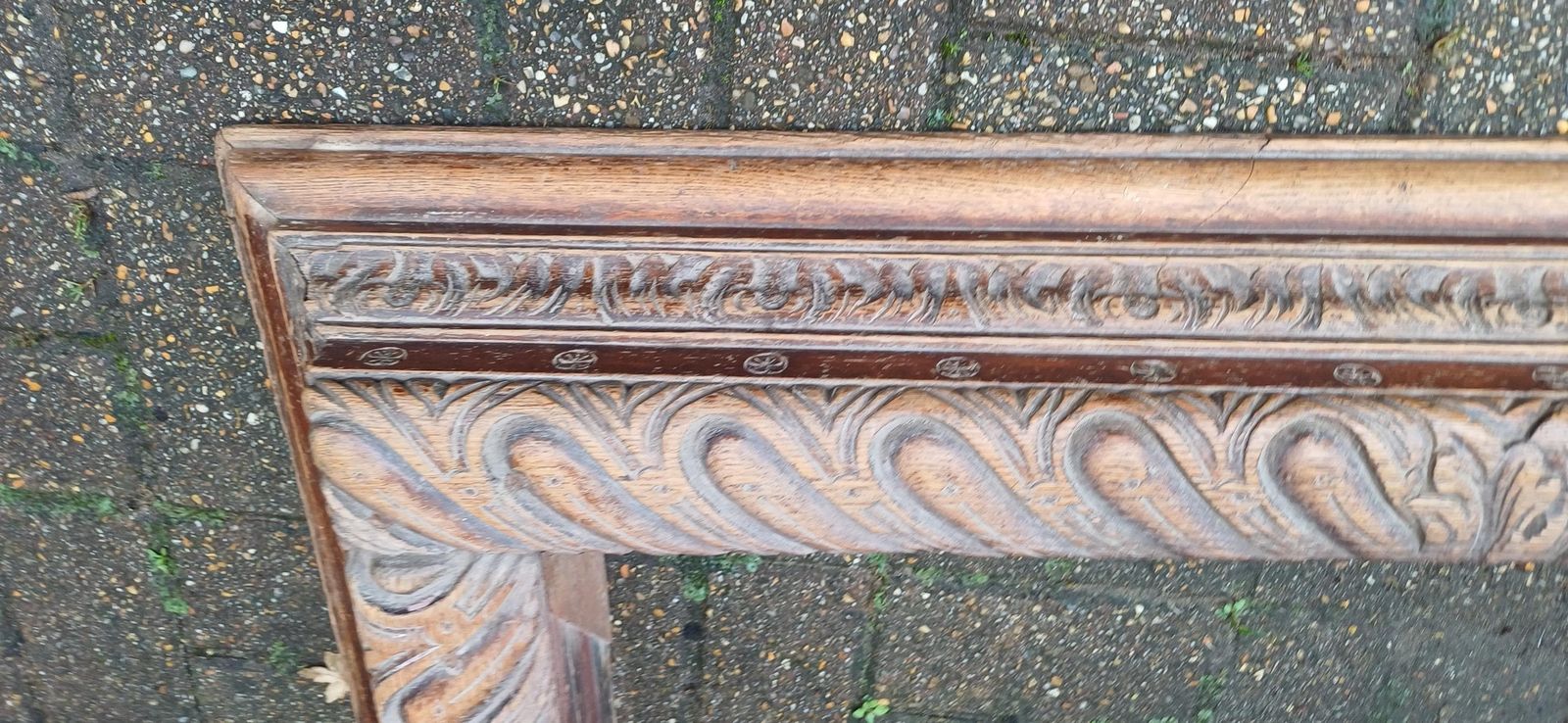 Glorious Victorian Carved Oak Fender Fireplace Hearth. photo buy
