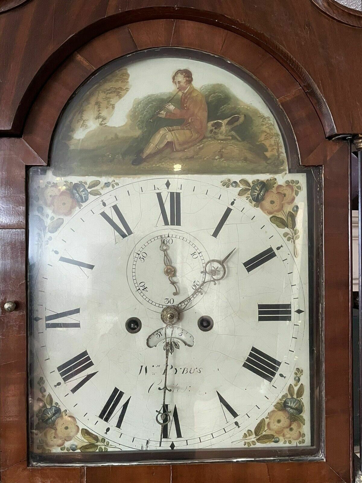 8 Day Longcase / Grandfather Clock. W.Pybus Of Caistor , Lincolnshire photo for sale