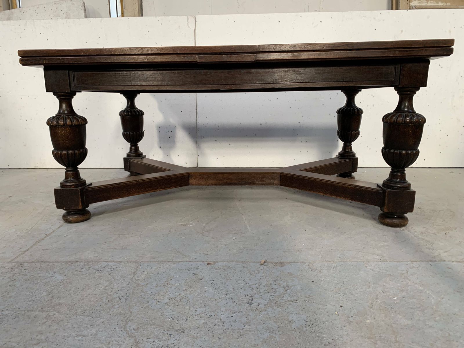 Renaissance Style Table In Oak, 20th Century photo furniture