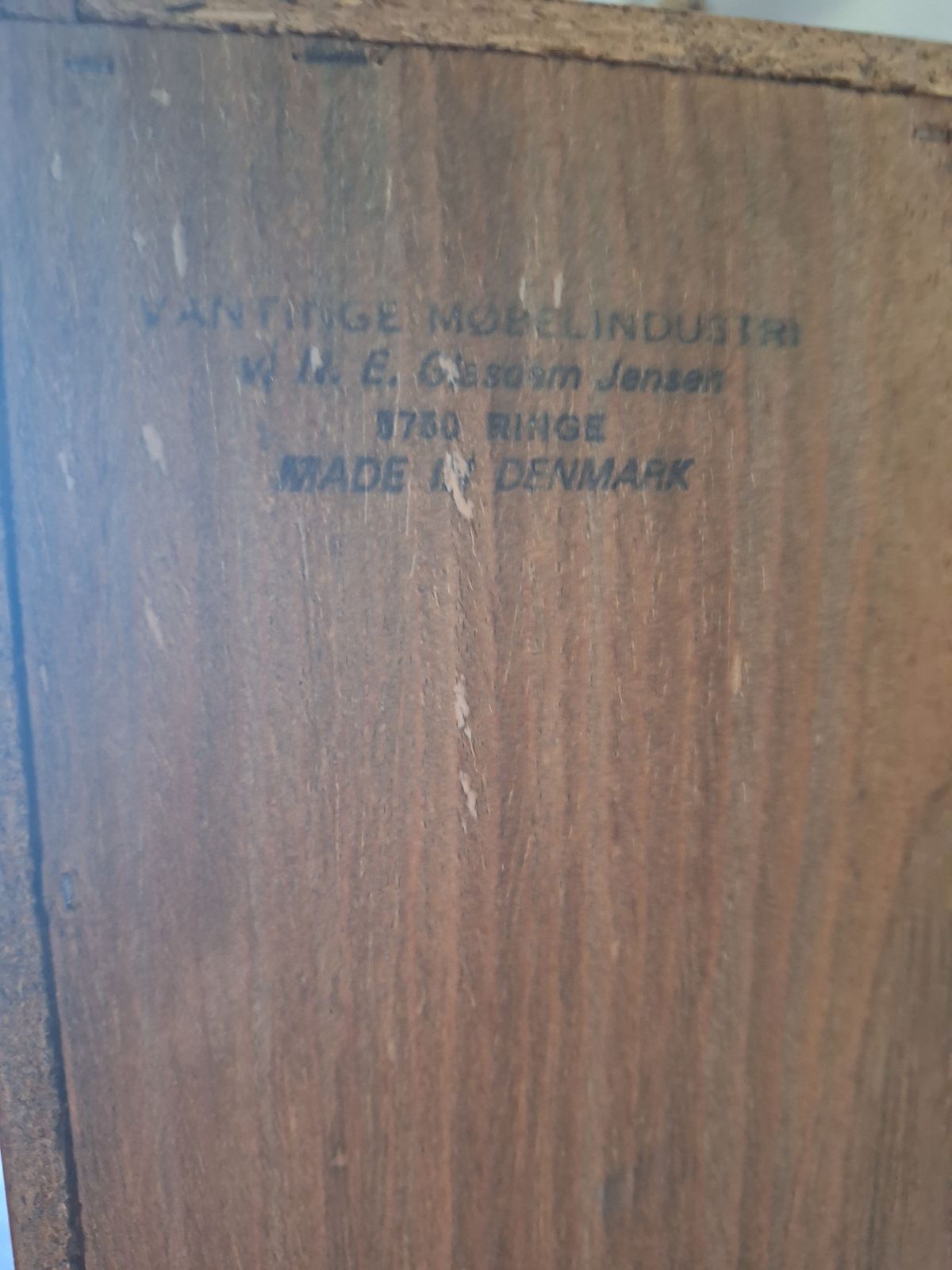 Niels Erik Glasdam Jansen Desk With Light   Scandinavian Modern 1960s Teak photo for sale