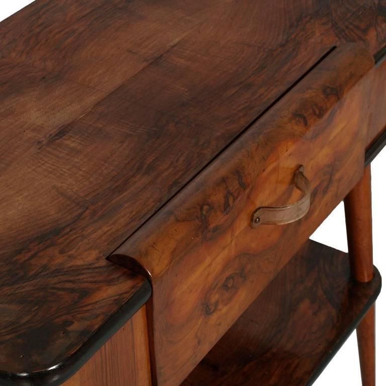 Mid Century Modern Consolekast Met Platenspeler Naar Voorbeeld Van Ico Parisi photo for sale