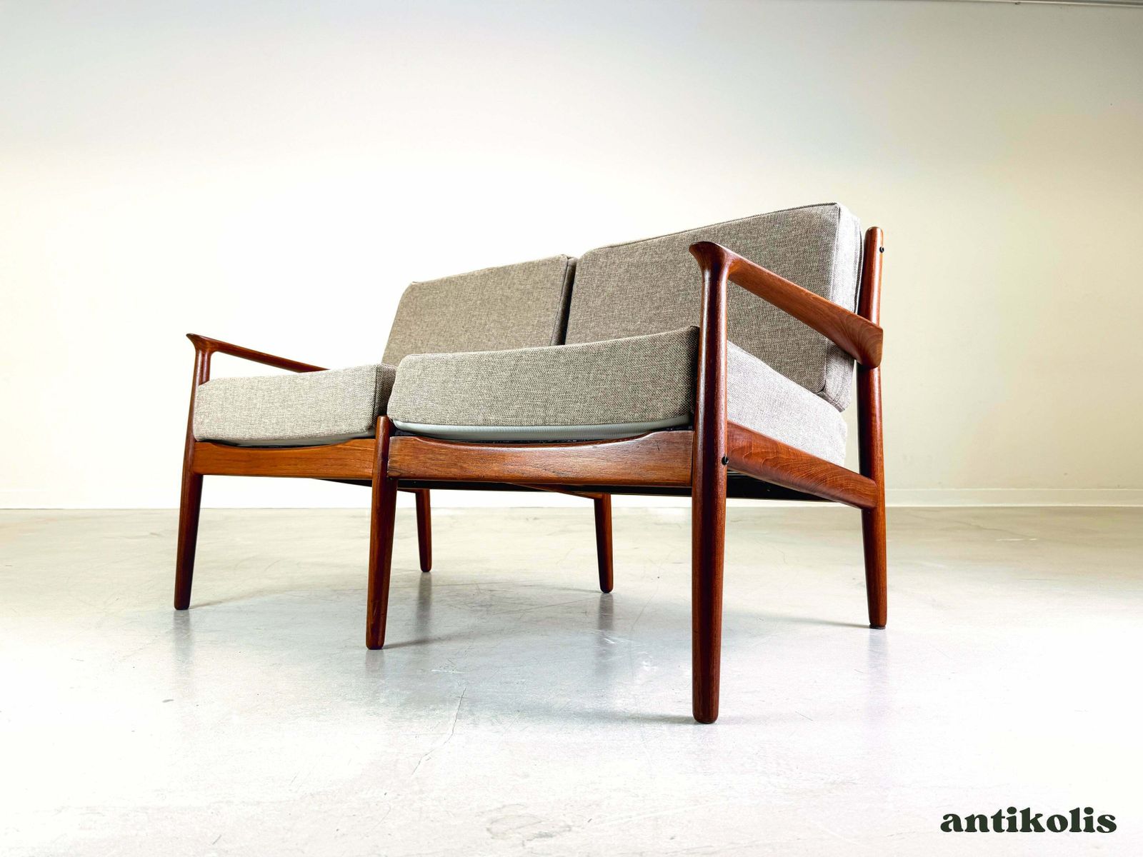 Mid Century Svend åge Teak Sofa 2 Seater Couch Glostrup photo for sale
