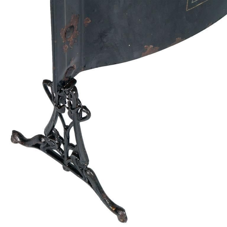 Late 19th Century Art Nouveau Fire Screen Decorated With Mother Of Pearl photo 2232.0
