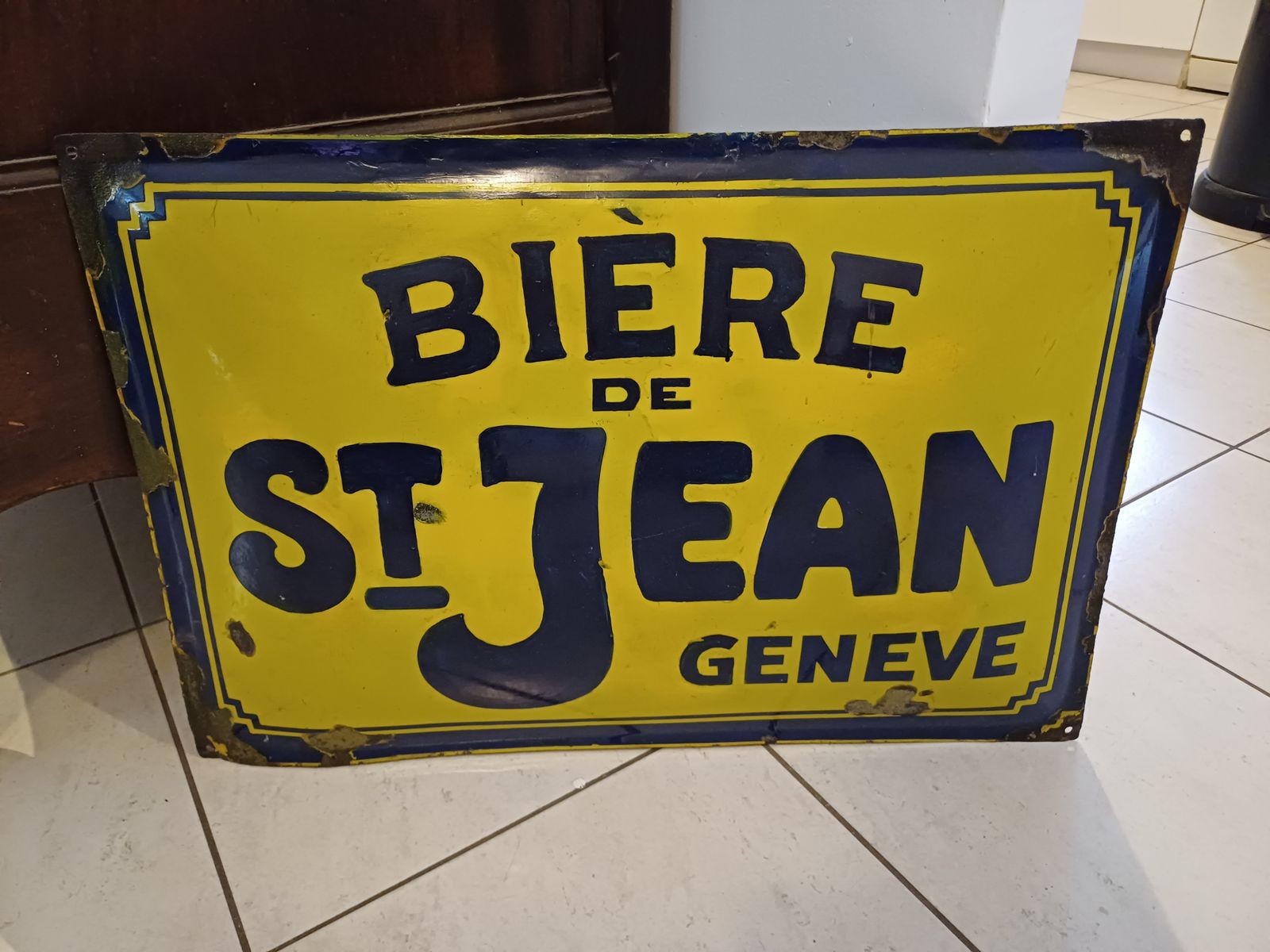 Saint Jean Geneva Enamel Plaque photo 616.0
