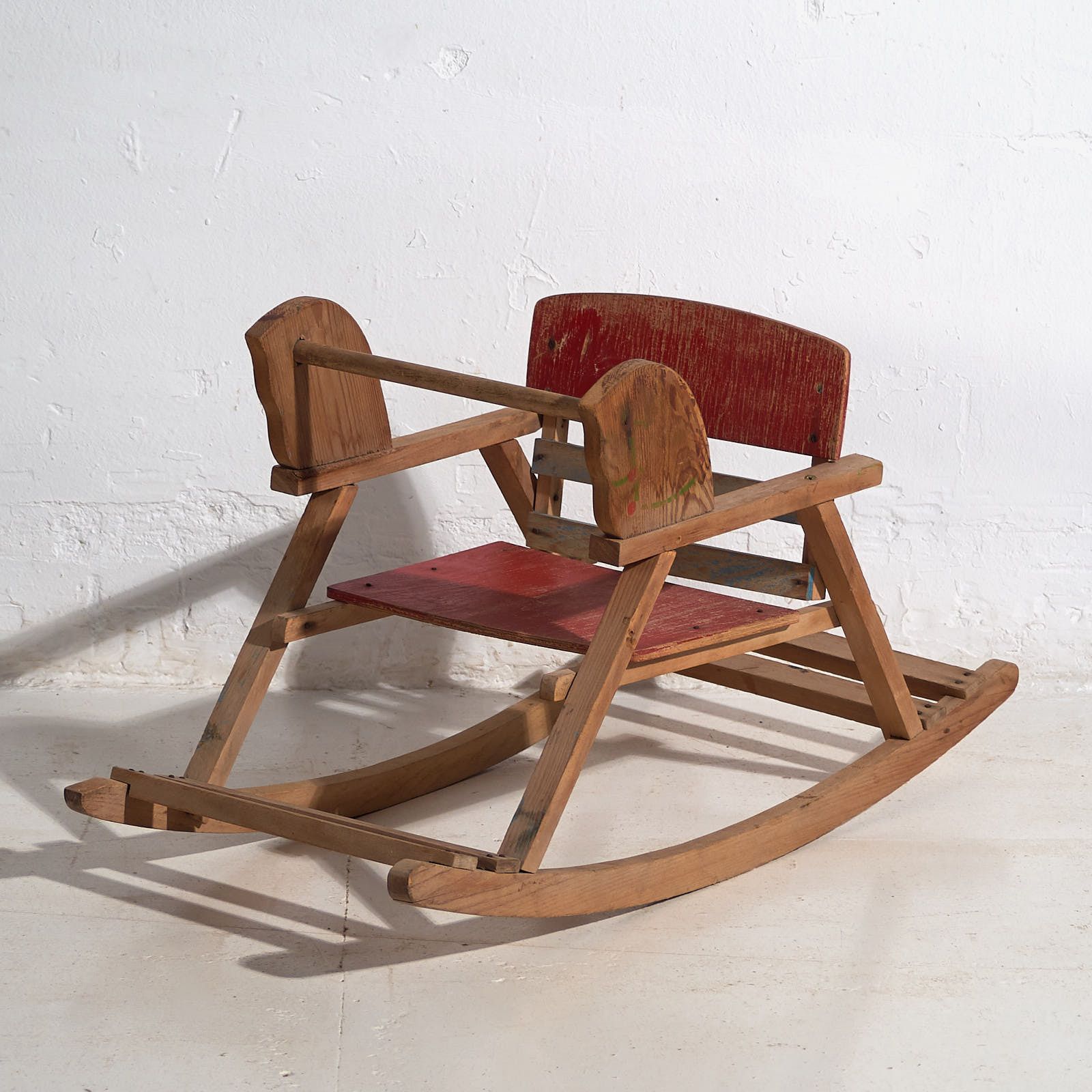 Antique Rocking Chair For Children (C.1920) photo vintage