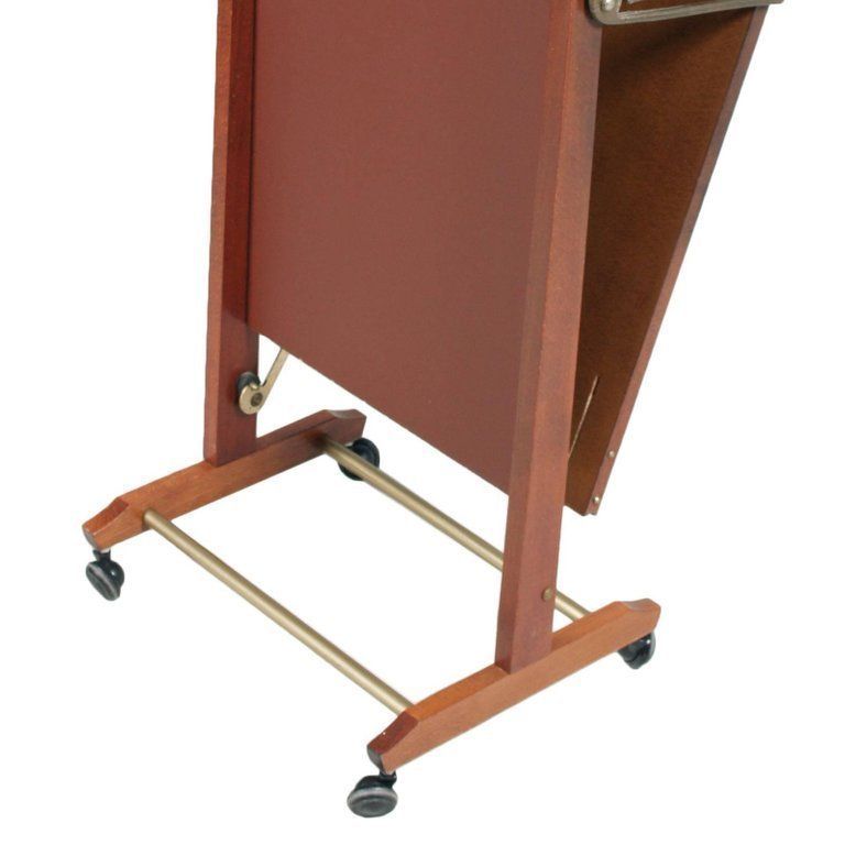 Italian "Servomuto" Valet Trouser Press By Fratelli Reguitti In Walnut photo Home Decor