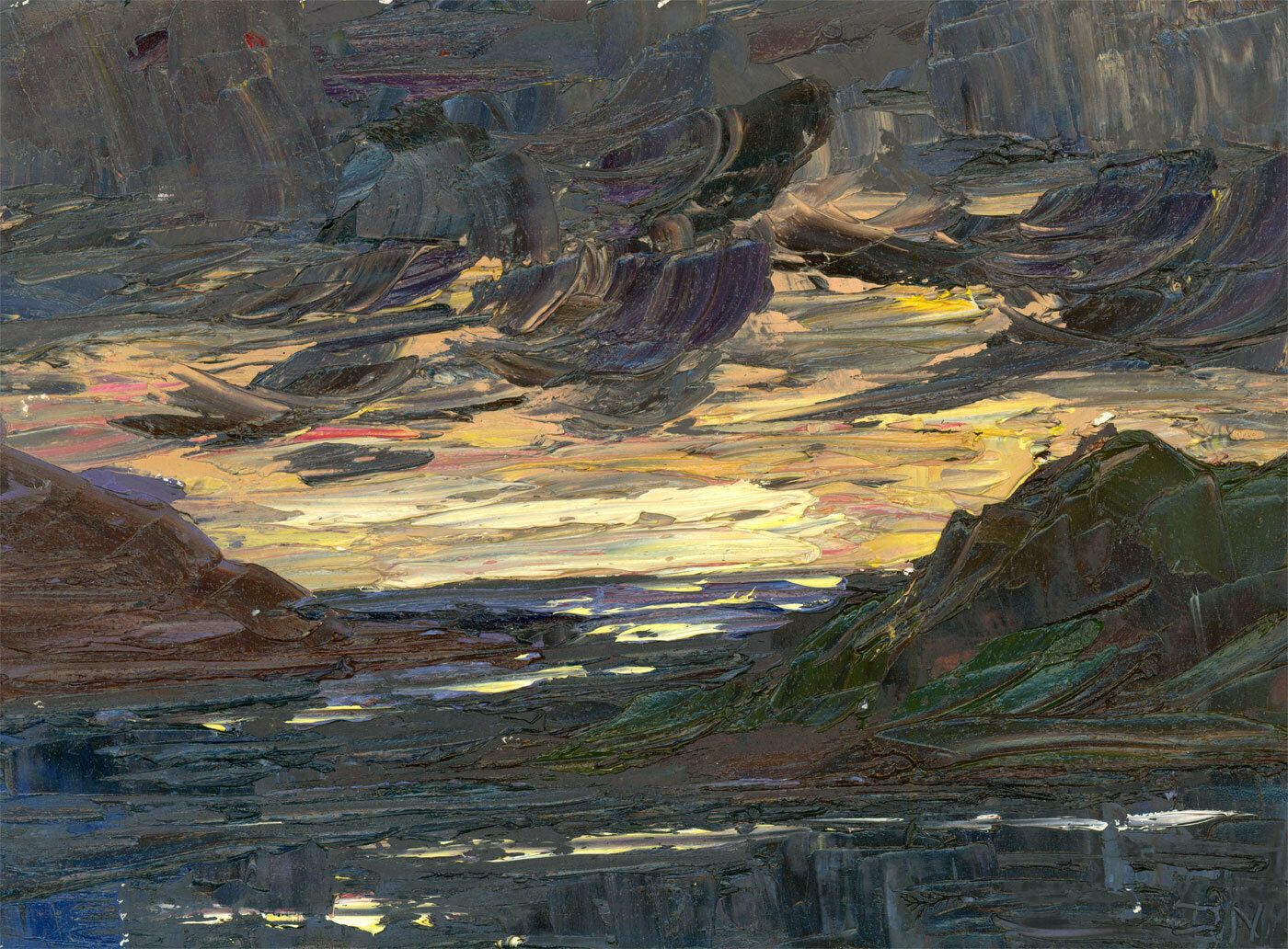 Daniel Nichols   Contemporary Oil, Beam Of Sunlight