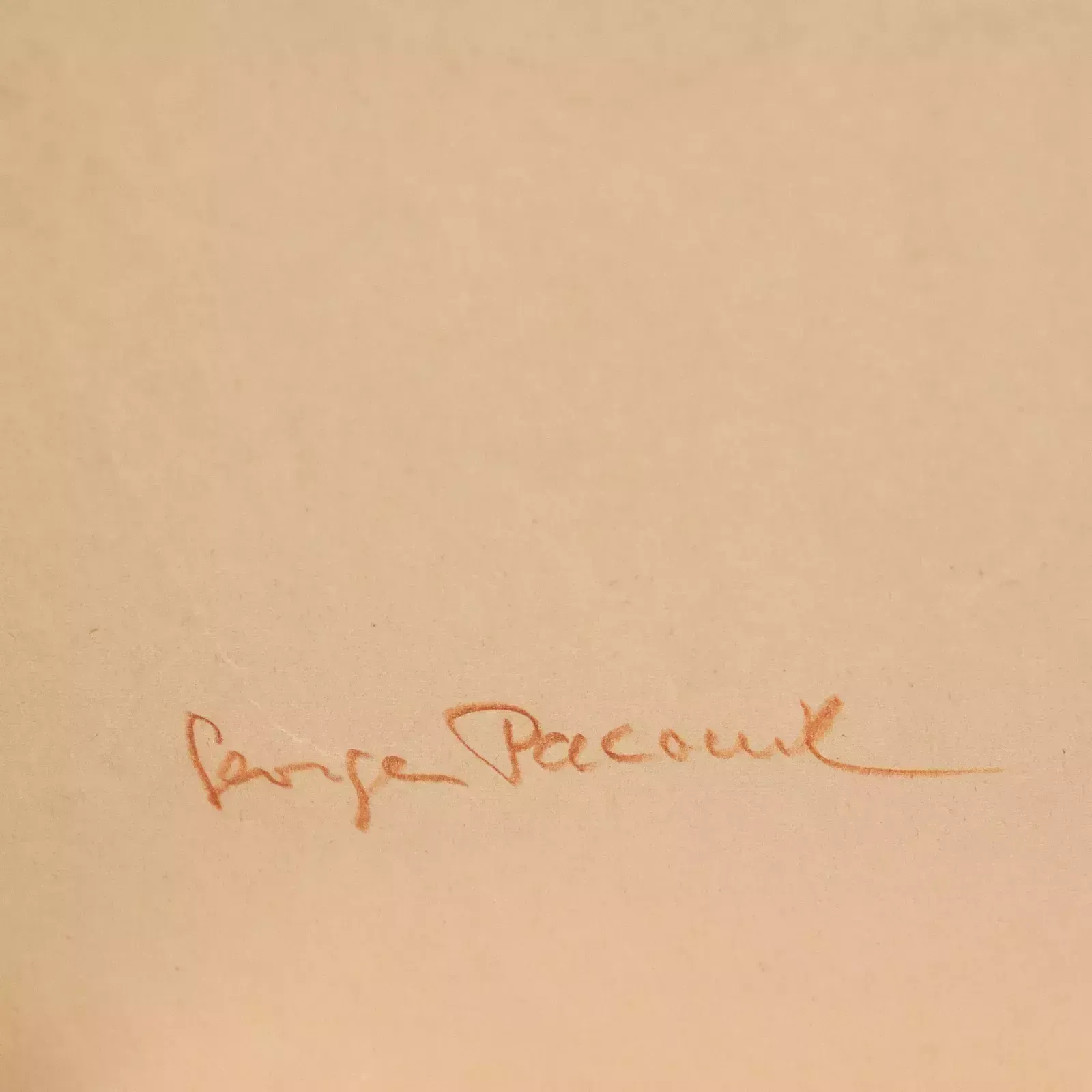 Georges Pacouil (1903 1996)   Mid 20th Century Pastel, Horizontal Pose II photo Art