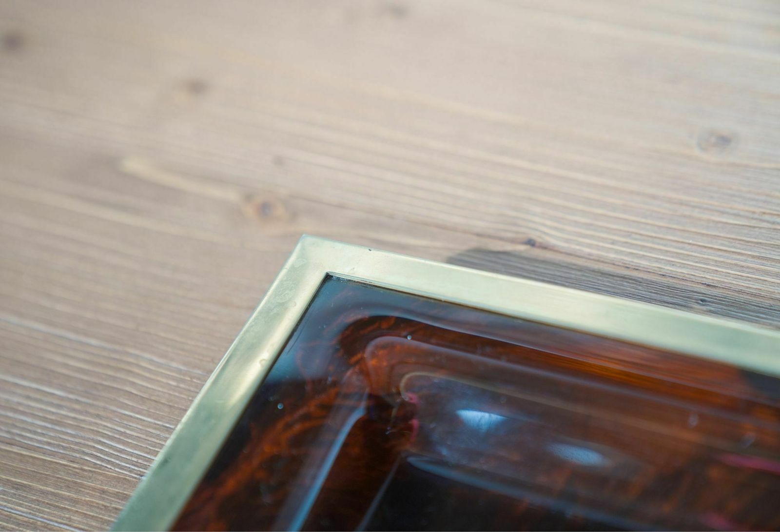 Mid Century Christian Dior Lucite And Metal Tray   1970s Designer Piece, France photo buy