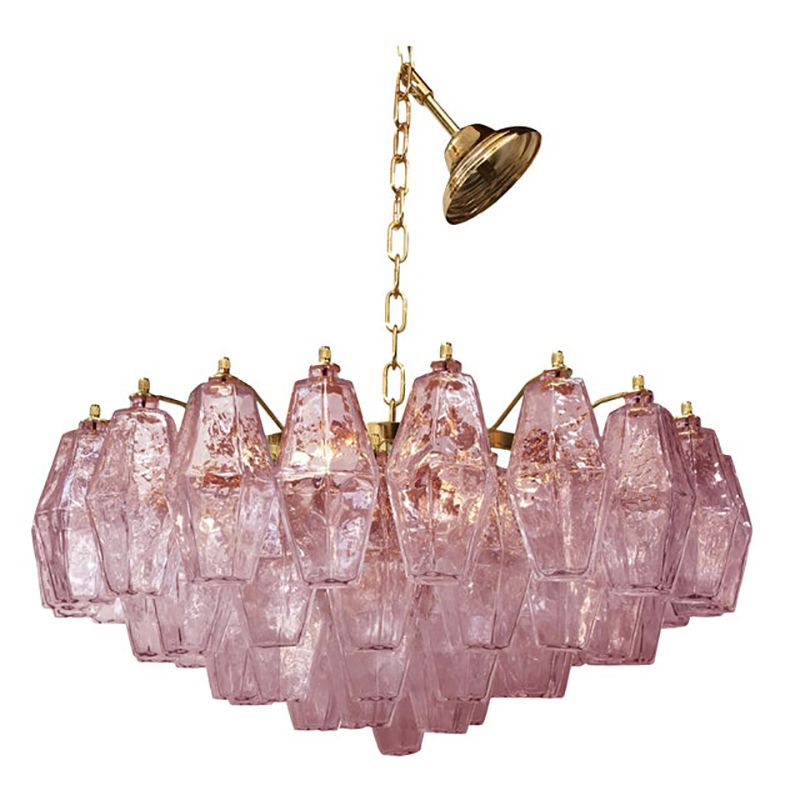Italian Murano Style Glass Sputnik Chandelier Poliedro photo Lighting