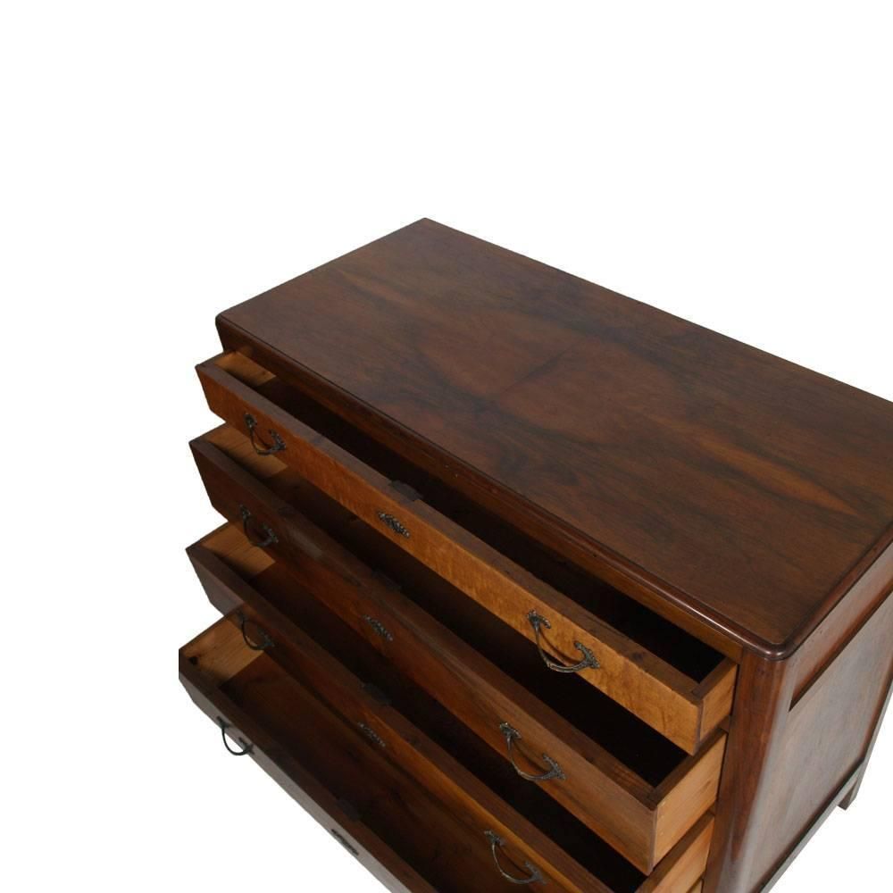 Art Deco 1920s Commode Dresser Mirrored, Solid Walnut And Burl Walnut, Sanitized And Wax Polished photo Furniture