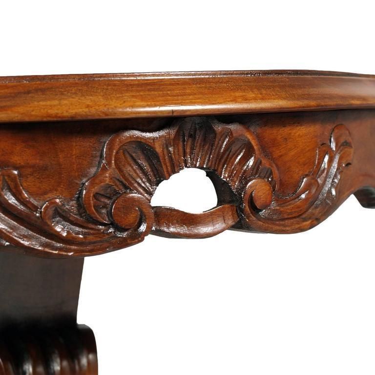Early 20th Century Venetian Console Carved Walnut By Meroni E Fossati, Lissone photo furniture