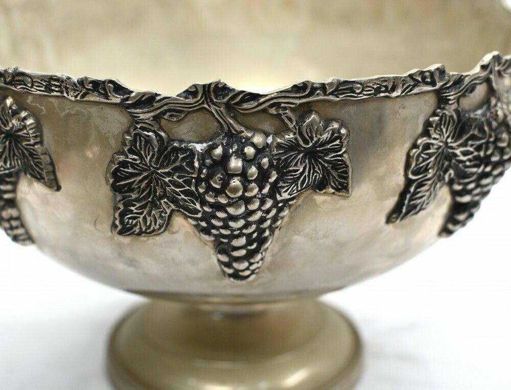 Silver Plate Punch Bowl   Champagne Wine Bucket Cooler photo Home Decor