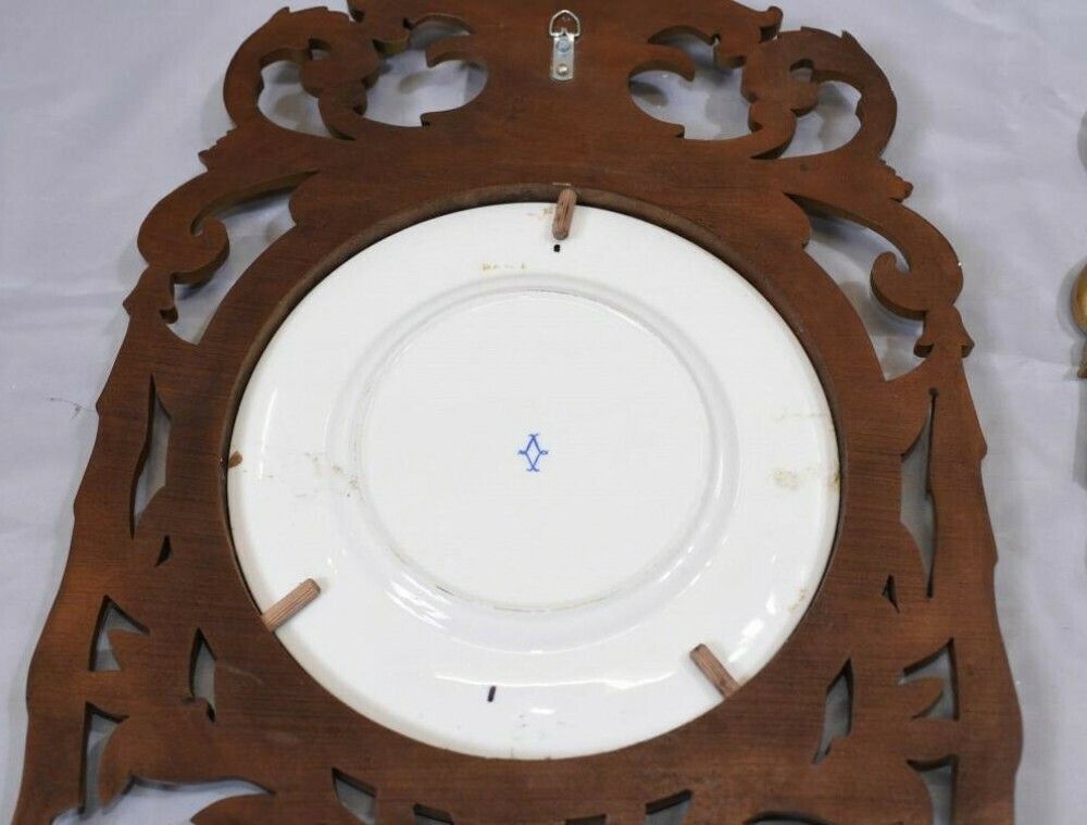 photo for sale Sevres Porcelain Cherub Plaques   Gilt French Plates