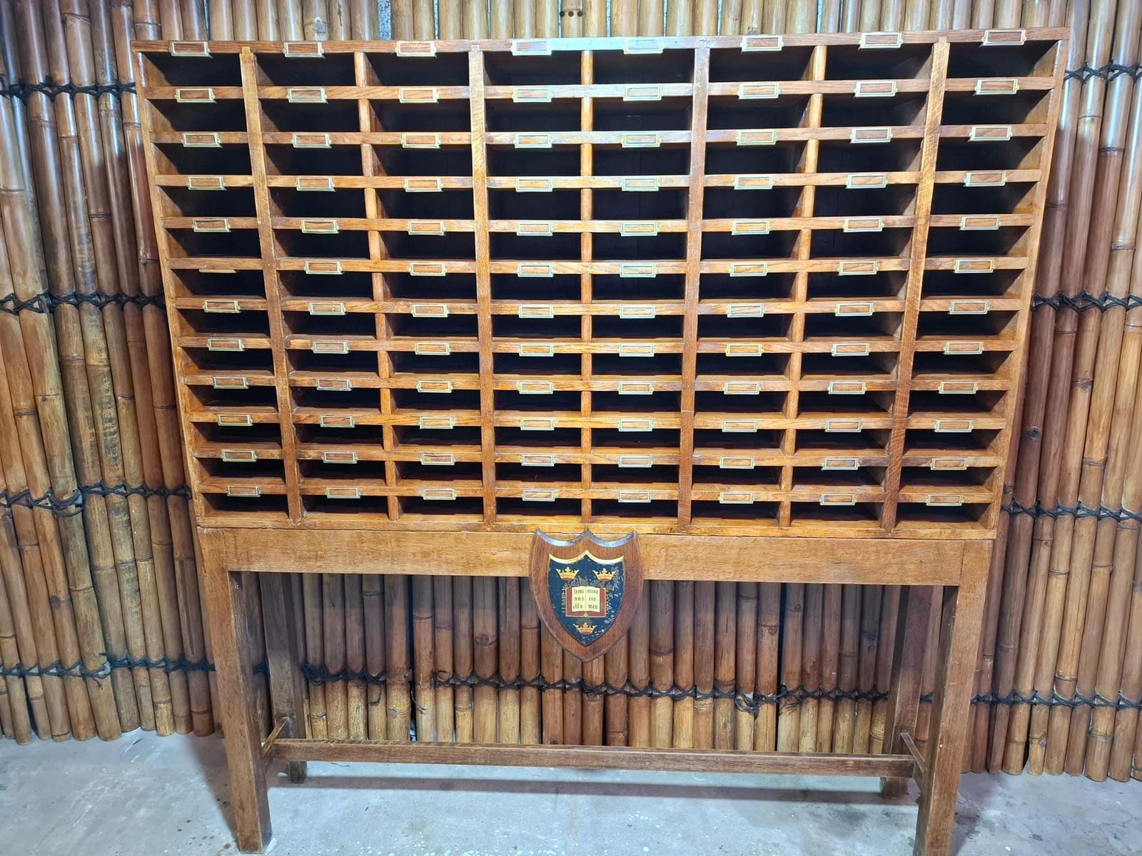 Vintage Pigeon Hole Cabinet