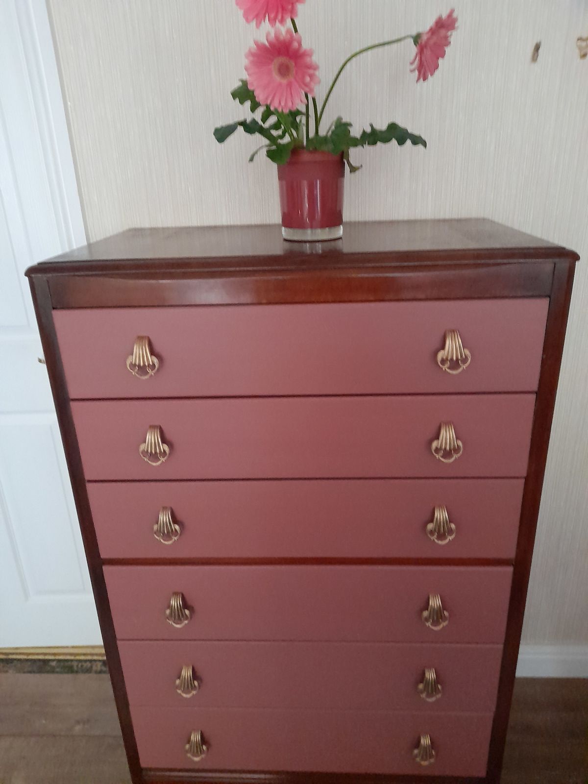 Lady Echinacea. By Lebus. Six Drawer Chest photo furniture