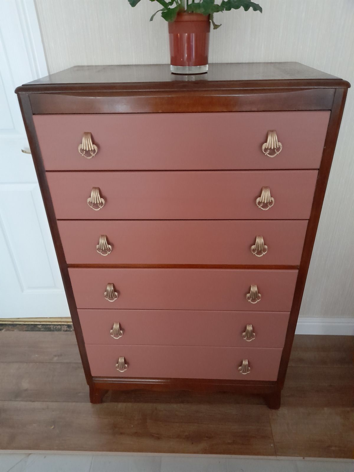 Lady Echinacea. By Lebus. Six Drawer Chest photo Furniture