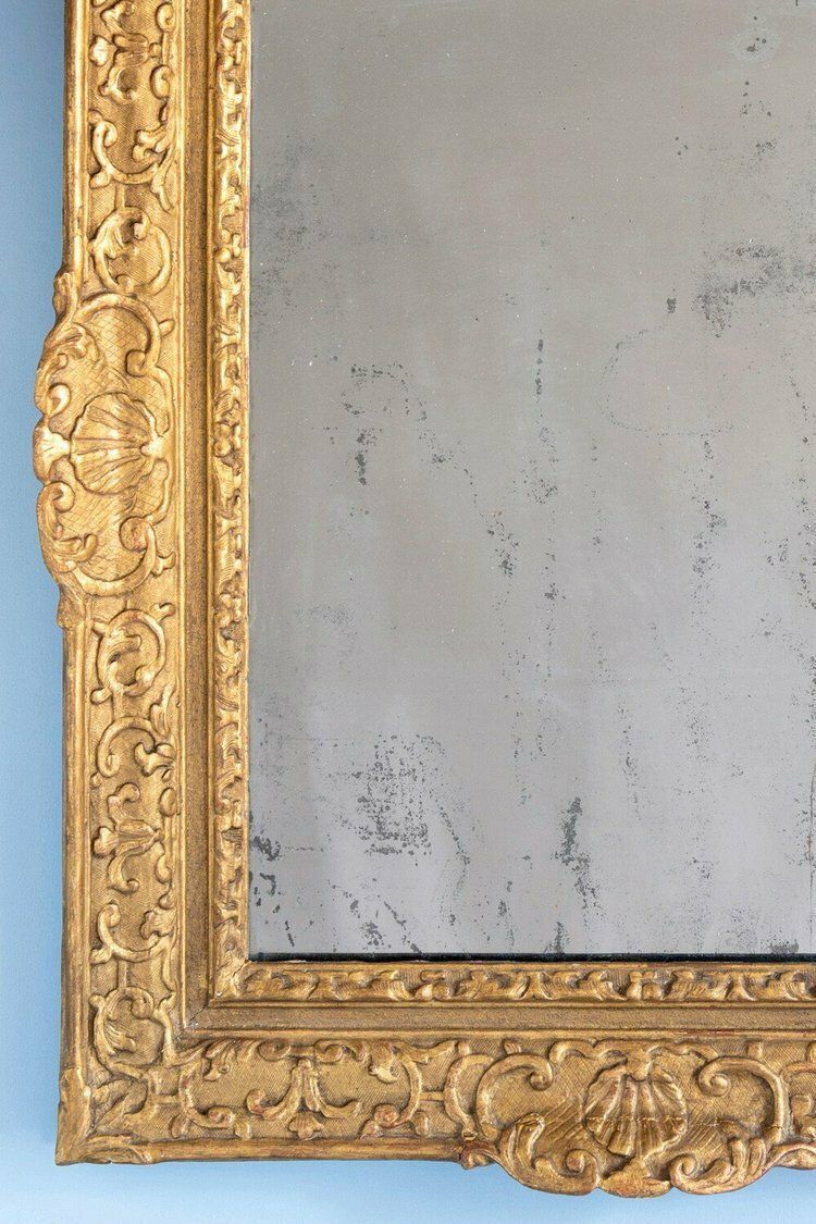 French Régence Giltwood Mirror, Late 19th Century photo for sale