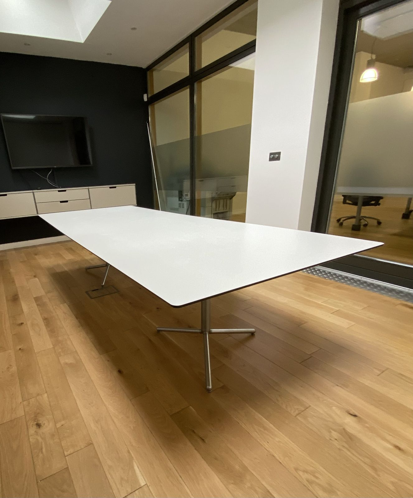 3l X 1.2w Metre Twothreefour White Table By Terence Woodgate For Scp photo for sale